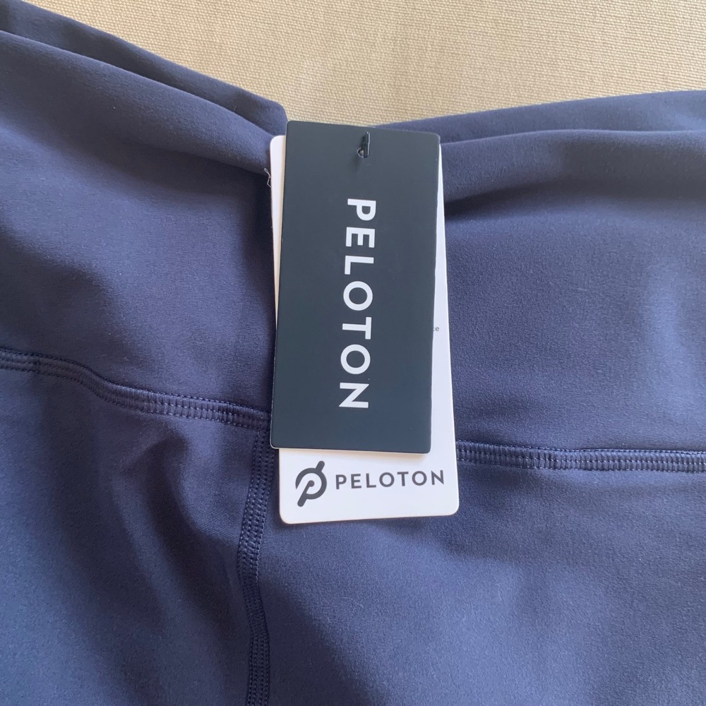 NWT Peloton Cadent Jogger Pants Navy Blue High Rise Slim Fit Womens L Activewear - Picture 2 of 15